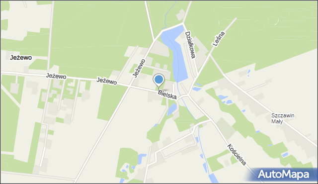 Szczawin gmina Zgierz, Bielska, mapa Szczawin gmina Zgierz