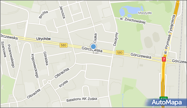 Warszawa, Bitwy pod Lenino, mapa Warszawy