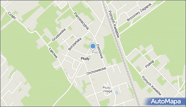 Warszawa, Bieszczadzka, mapa Warszawy