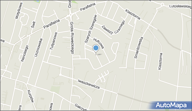 Wrocław, Biwakowa, mapa Wrocławia