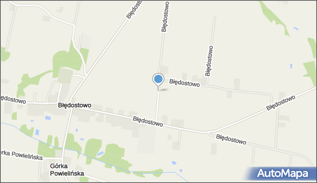 Błędostowo, Błędostowo, mapa Błędostowo