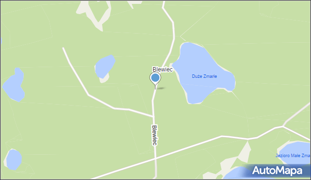 Blewiec, Blewiec, mapa Blewiec