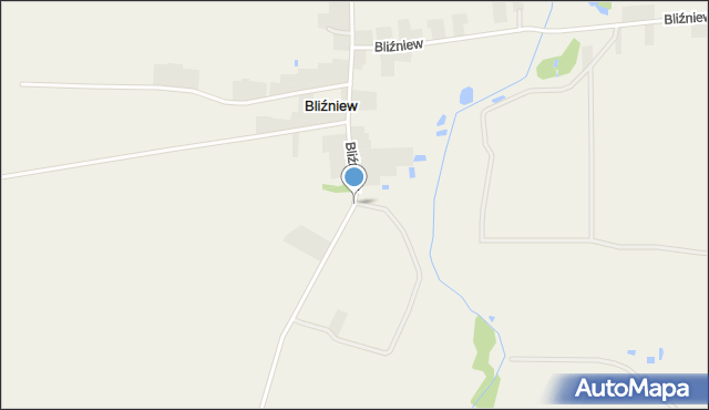 Bliźniew, Bliźniew, mapa Bliźniew