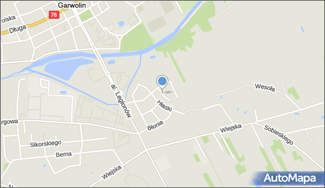 Garwolin, Bliska, mapa Garwolin
