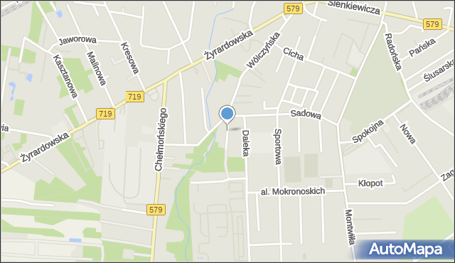 Grodzisk Mazowiecki, Bliska, mapa Grodzisk Mazowiecki