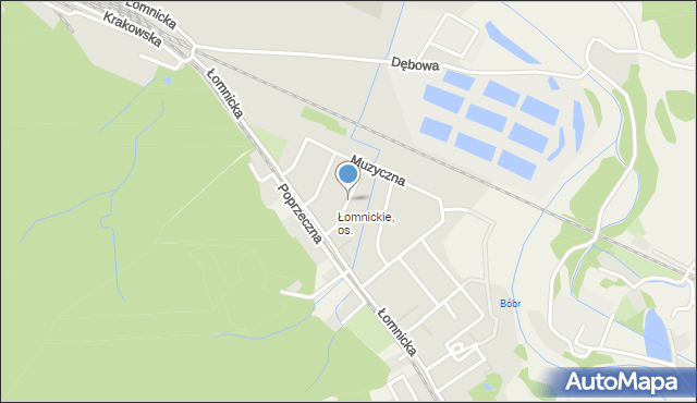 Jelenia Góra, Blacharska, mapa Jelenia Góra