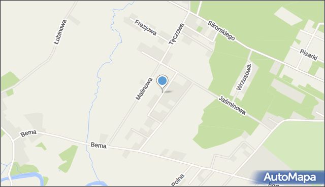 Kruki gmina Olszewo-Borki, Bławatkowa, mapa Kruki gmina Olszewo-Borki