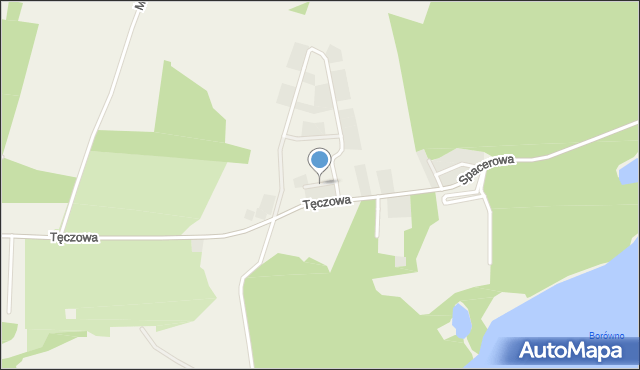 Nekla gmina Dobrcz, Błękitna, mapa Nekla gmina Dobrcz