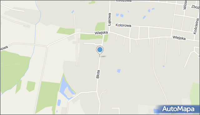 Solec Kujawski, Błotna, mapa Solec Kujawski