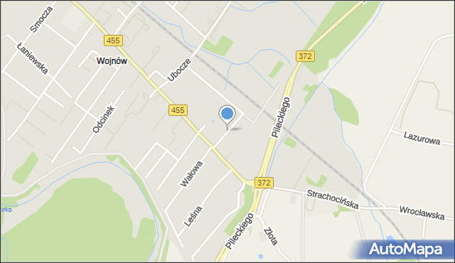 Wrocław, Błotna, mapa Wrocławia