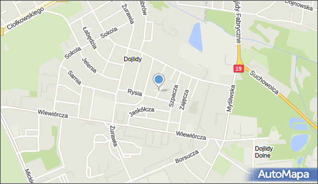Białystok, Bobrów, mapa Białegostoku
