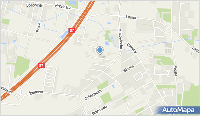 Bobrowiec gmina Piaseczno, Bobrów, mapa Bobrowiec gmina Piaseczno
