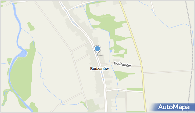 Bodzanów gmina Głuchołazy, Bodzanów, mapa Bodzanów gmina Głuchołazy