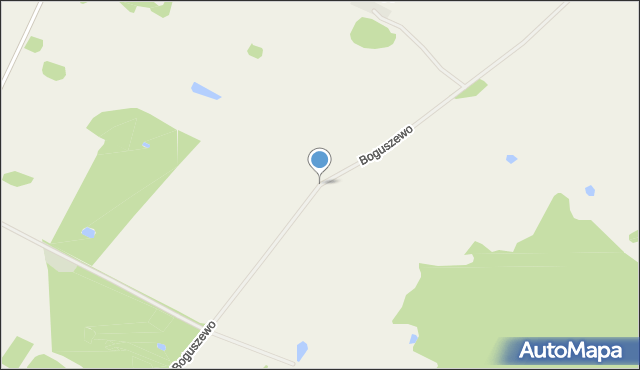 Boguszewo gmina Miłomłyn, Boguszewo, mapa Boguszewo gmina Miłomłyn