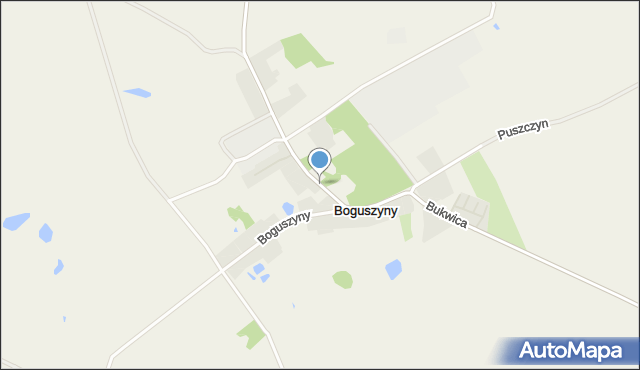 Boguszyny, Boguszyny, mapa Boguszyny