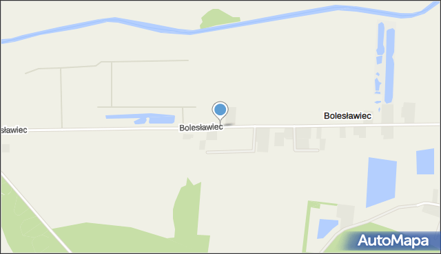 Bolesławiec gmina Mosina, Bolesławiec, mapa Bolesławiec gmina Mosina