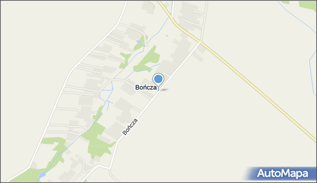 Bończa gmina Kraśniczyn, Bończa, mapa Bończa gmina Kraśniczyn