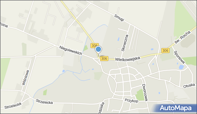 Buk powiat poznański, Bohaterów Bukowskich, mapa Buk powiat poznański