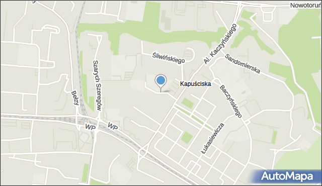 Bydgoszcz, Bohaterów Westerplatte, mapa Bydgoszczy