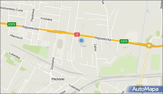 Chełm, Bociania, mapa Chełma