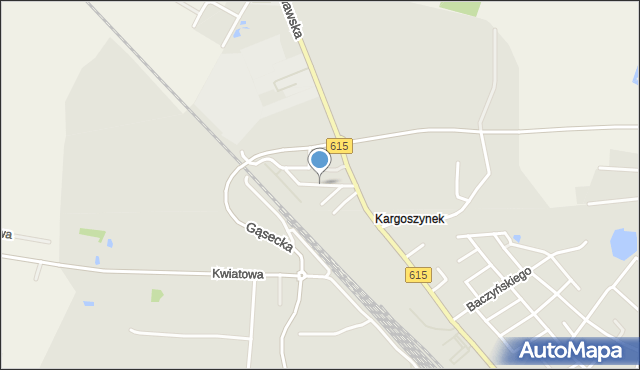 Ciechanów, Boczna, mapa Ciechanów