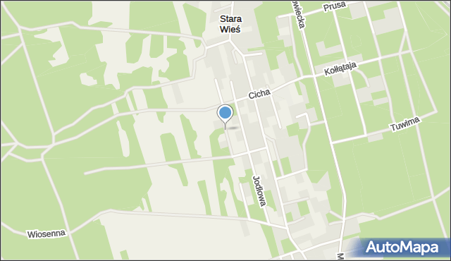 Dąbrówka gmina Celestynów, Borowikowa, mapa Dąbrówka gmina Celestynów