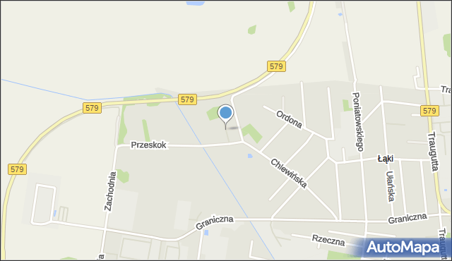 Grodzisk Mazowiecki, Boczna, mapa Grodzisk Mazowiecki