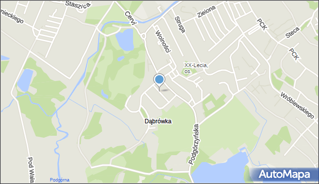 Jelenia Góra, Bohaterów Września 1939 r., mapa Jelenia Góra