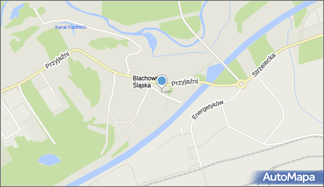 Kędzierzyn-Koźle, Boczna, mapa Kędzierzyna-Koźle