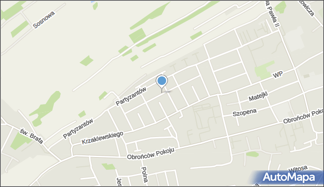 Kolbuszowa, Bora-Komorowskiego Tadeusza, gen., mapa Kolbuszowa