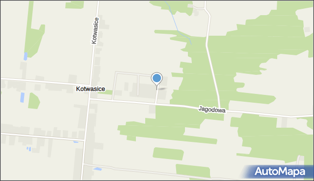 Kotwasice, Borowikowa, mapa Kotwasice