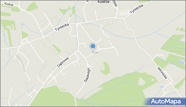 Kraków, Bobrowa, mapa Krakowa