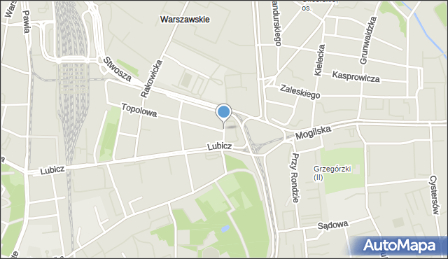 Kraków, Borowickiej Iwony, mapa Krakowa