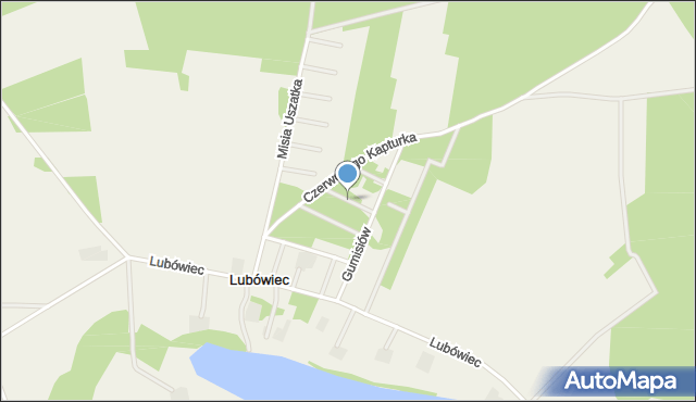 Lubówiec, Bolka i Lolka, mapa Lubówiec