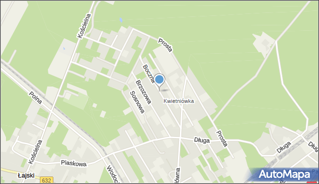 Michałów-Reginów, Boczna, mapa Michałów-Reginów