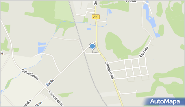 Nowa Sól, Boczna, mapa Nowa Sól