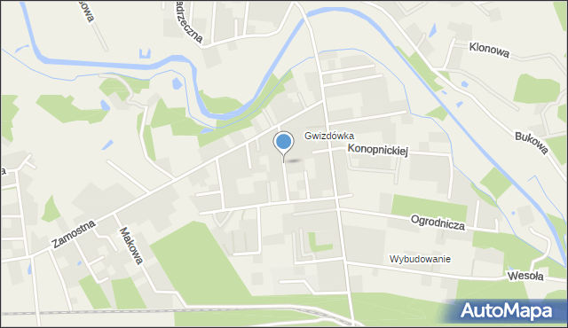 Orle gmina Wejherowo, Boczna, mapa Orle gmina Wejherowo