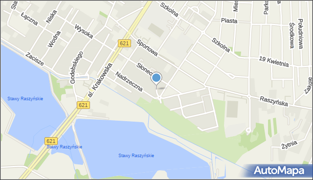 Raszyn powiat pruszkowski, Boczna, mapa Raszyn powiat pruszkowski