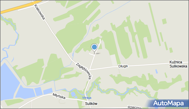 Siewierz, Boczna, mapa Siewierz