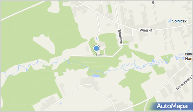 Solniczki, Bobrowa, mapa Solniczki