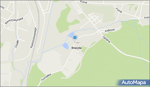 Starachowice, Boczna, mapa Starachowic