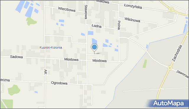 Stare Kupiski, Boczna, mapa Stare Kupiski