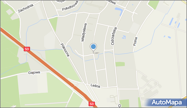 Sulechów powiat zielonogórski, Bolesława Śmiałego, mapa Sulechów powiat zielonogórski