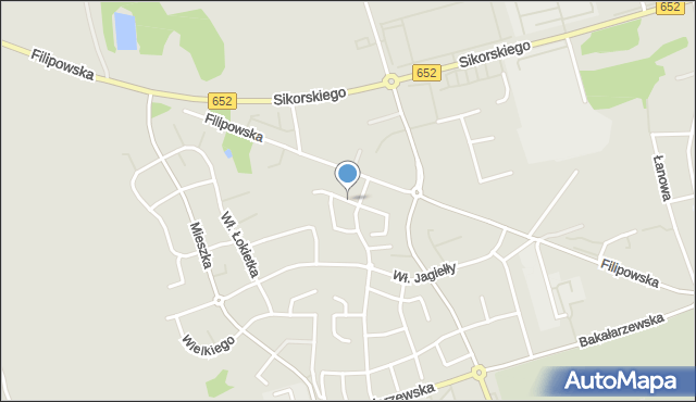 Suwałki, Bolesława Śmiałego, mapa Suwałk