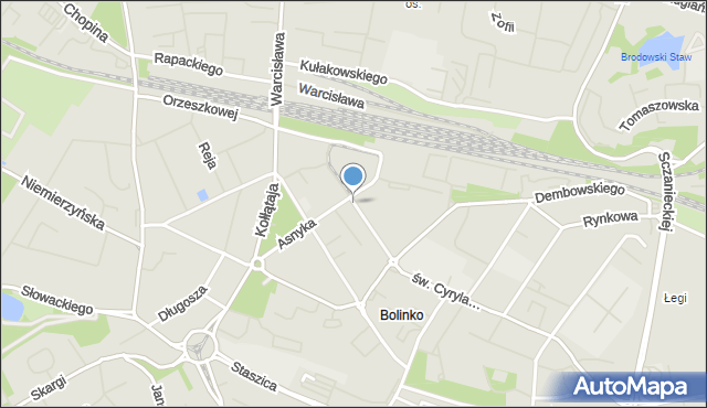 Szczecin, Boguchwały, mapa Szczecina