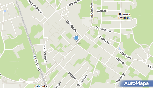 Warszawa, Bohaterów, mapa Warszawy