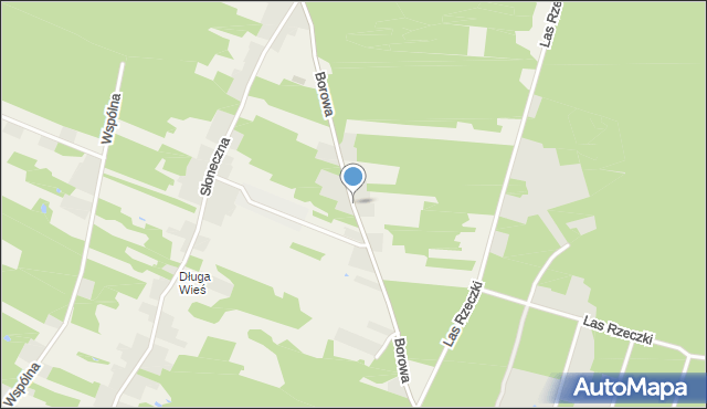 Wymysłów gmina Kunów, Borowa, mapa Wymysłów gmina Kunów