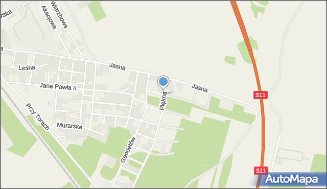 Baranów powiat kępiński, Brzozowa, mapa Baranów powiat kępiński