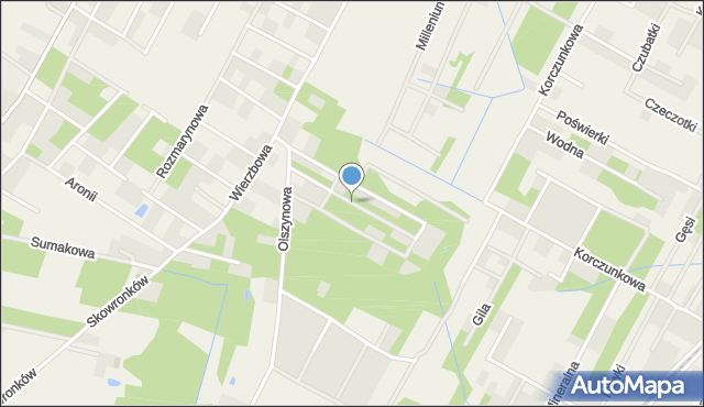 Baszkówka, Brzozowa, mapa Baszkówka