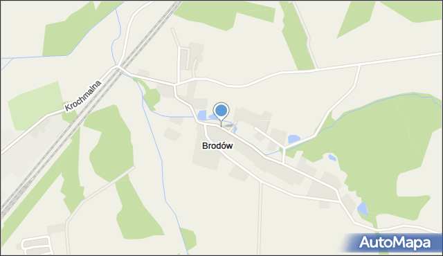 Brodów, Brodów, mapa Brodów